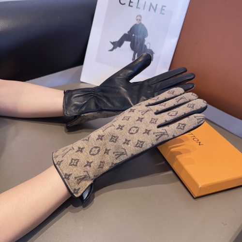 Replica Louis Vuitton LV Gloves For Women #1249333 $52.00 USD for Wholesale