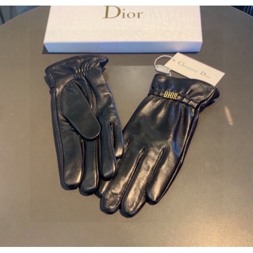 Replica Christian Dior Gloves For Women #1249337 $45.00 USD for Wholesale