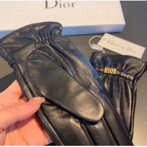 Replica Christian Dior Gloves For Women #1249337 $45.00 USD for Wholesale