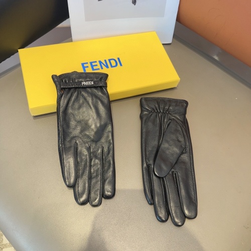 Replica Fendi Gloves For Women #1249340 $45.00 USD for Wholesale