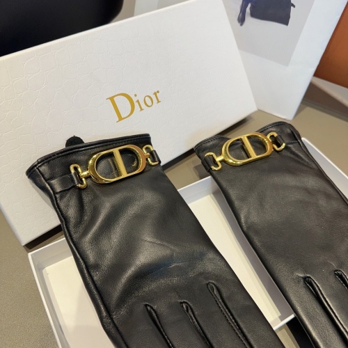 Replica Christian Dior Gloves For Women #1249341 $40.00 USD for Wholesale