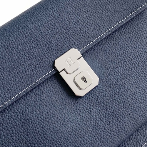 Replica Hermes AAA Man Wallets #1249379 $105.00 USD for Wholesale