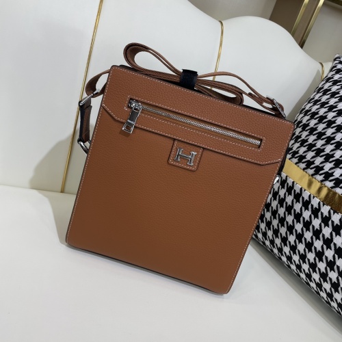 Replica Hermes AAA Man Messenger Bags #1249392 $118.00 USD for Wholesale