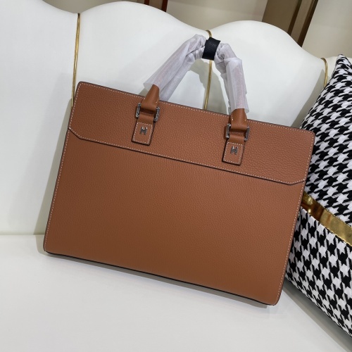 Replica Hermes AAA Man Handbags #1249396 $170.00 USD for Wholesale