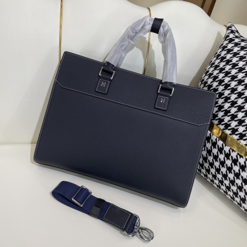 Replica Hermes AAA Man Handbags #1249397 $170.00 USD for Wholesale