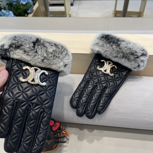 Replica Celine Gloves For Women #1249478 $56.00 USD for Wholesale