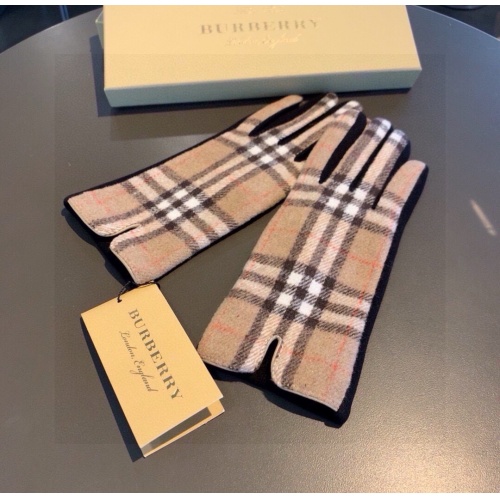 Replica Burberry Gloves #1249482 $36.00 USD for Wholesale