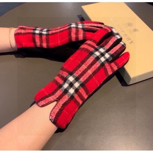 Replica Burberry Gloves #1249483 $36.00 USD for Wholesale