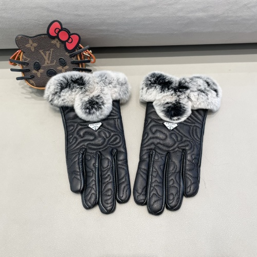 Wholesale Prada Gloves For Women #1249502 $56.00 USD, Wholesale Quality Replica Prada Gloves