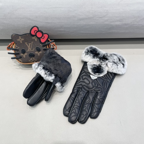 Replica Prada Gloves For Women #1249502 $56.00 USD for Wholesale