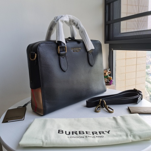 Replica Burberry AAA Man Handbags #1249517 $202.00 USD for Wholesale