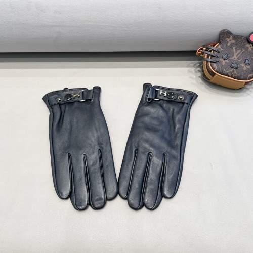 Wholesale Hermes Gloves For Men #1249563 $48.00 USD, Wholesale Quality Replica Hermes Gloves