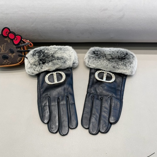 Wholesale Christian Dior Gloves For Women #1249567 $52.00 USD, Wholesale Quality Replica Christian Dior Gloves