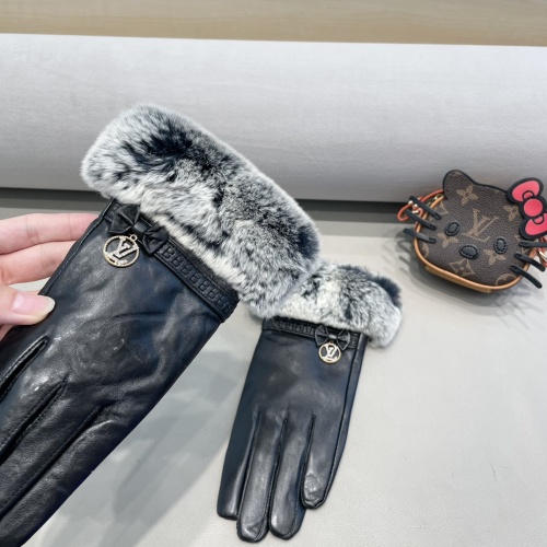 Replica Louis Vuitton LV Gloves For Women #1249597 $52.00 USD for Wholesale