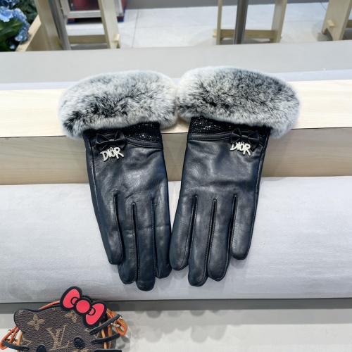 Wholesale Christian Dior Gloves For Women #1249608 $52.00 USD, Wholesale Quality Replica Christian Dior Gloves