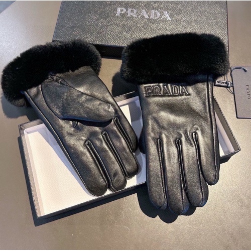 Replica Prada Gloves For Women #1249610 $48.00 USD for Wholesale