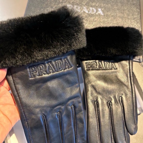 Replica Prada Gloves For Women #1249610 $48.00 USD for Wholesale