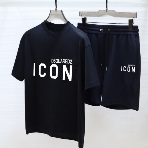 Wholesale Dsquared Tracksuits Short Sleeved For Men #1249636 $52.00 USD, Wholesale Quality Replica Dsquared Tracksuits