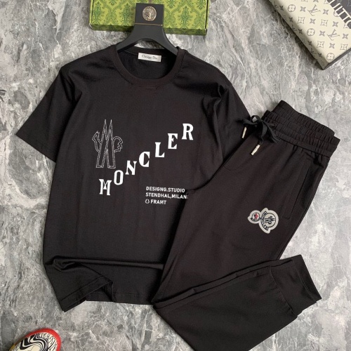 Wholesale Moncler Tracksuits Short Sleeved For Men #1249642 $64.00 USD, Wholesale Quality Replica Moncler Tracksuits