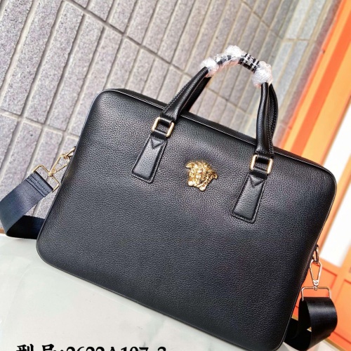 Wholesale Versace AAA Man Handbags #1249719 $105.00 USD, Wholesale Quality Replica Versace AAA Man Handbags