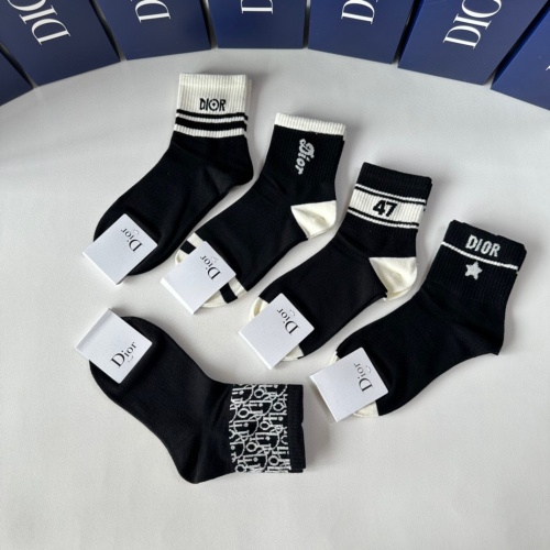 Replica Christian Dior Socks #1249772 $27.00 USD for Wholesale