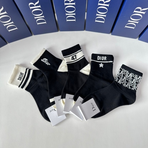 Replica Christian Dior Socks #1249772 $27.00 USD for Wholesale