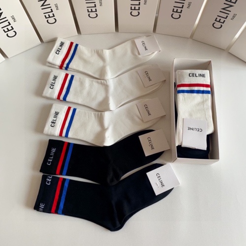 Replica Celine Socks #1249774 $29.00 USD for Wholesale