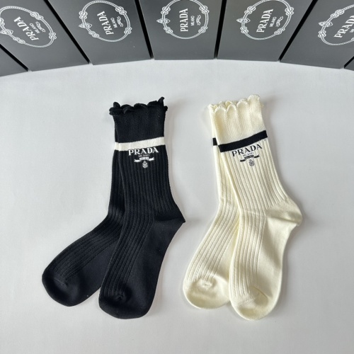 Wholesale Prada Socks #1249775 $29.00 USD, Wholesale Quality Replica Prada Socks