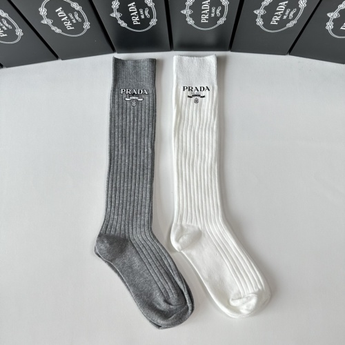 Wholesale Prada Socks #1249776 $29.00 USD, Wholesale Quality Replica Prada Socks