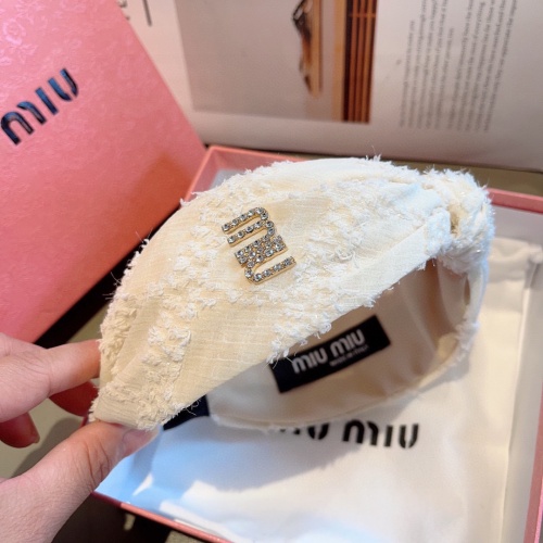 Replica MIU MIU Headband For Women #1249835 $27.00 USD for Wholesale