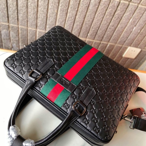 Replica Gucci AAA Man Handbags #1249890 $105.00 USD for Wholesale