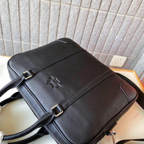 Replica Hermes AAA Man Handbags #1249933 $122.00 USD for Wholesale