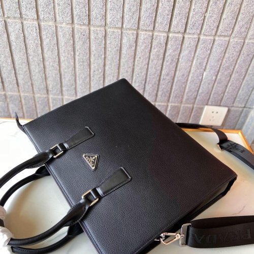 Replica Prada AAA Man Handbags #1249940 $115.00 USD for Wholesale