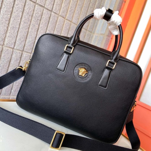 Wholesale Versace AAA Man Handbags #1249941 $115.00 USD, Wholesale Quality Replica Versace AAA Man Handbags