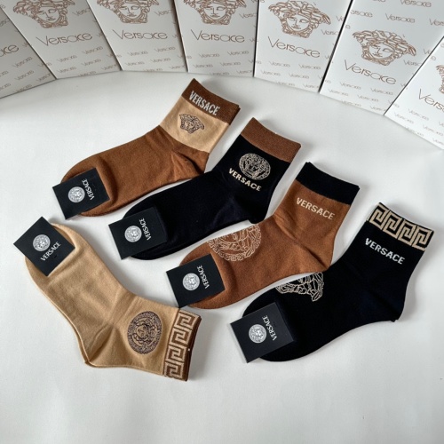 Replica Versace Socks #1249946 $27.00 USD for Wholesale