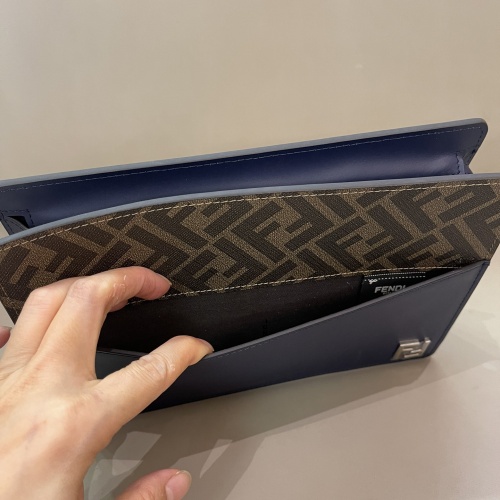 Replica Fendi AAA Man Wallets #1249971 $140.00 USD for Wholesale