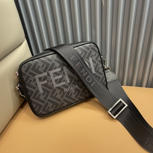 Replica Fendi AAA Man Messenger Bags #1249977 $130.00 USD for Wholesale