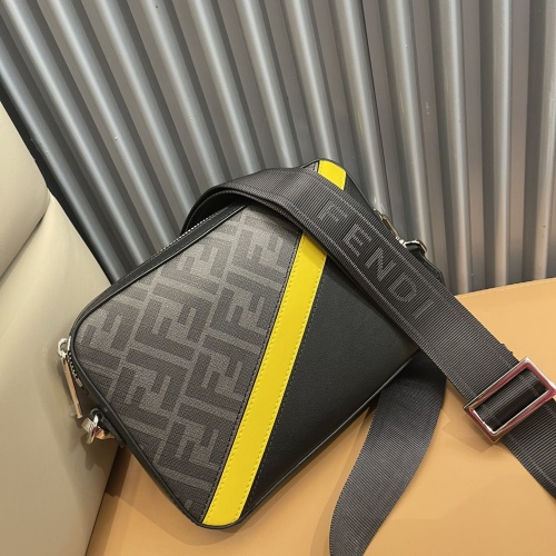 Replica Fendi AAA Man Messenger Bags #1249978 $130.00 USD for Wholesale