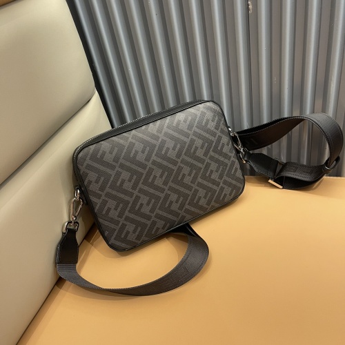 Replica Fendi AAA Man Messenger Bags #1249978 $130.00 USD for Wholesale