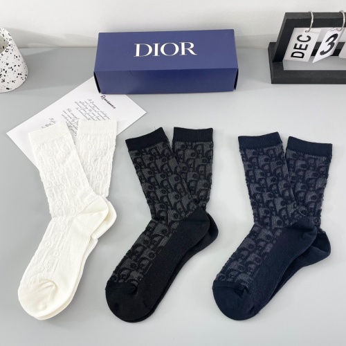 Wholesale Christian Dior Socks For Women #1249979 $29.00 USD, Wholesale Quality Replica Christian Dior Socks