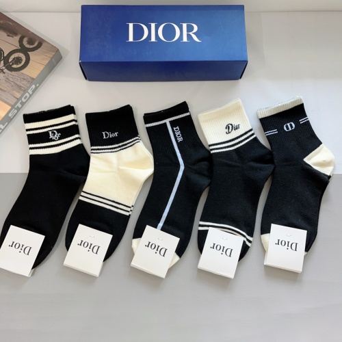 Wholesale Christian Dior Socks #1250011 $27.00 USD, Wholesale Quality Replica Christian Dior Socks