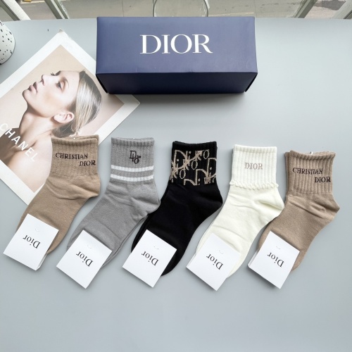 Wholesale Christian Dior Socks #1250111 $27.00 USD, Wholesale Quality Replica Christian Dior Socks