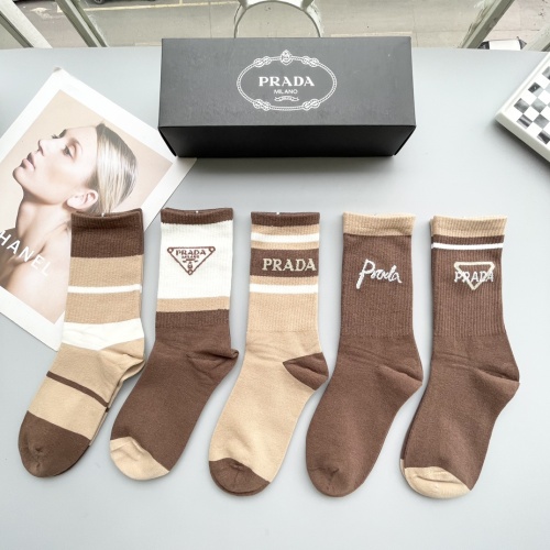 Wholesale Prada Socks #1250126 $29.00 USD, Wholesale Quality Replica Prada Socks