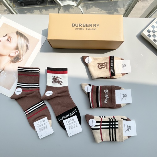 Replica Burberry Socks #1250129 $27.00 USD for Wholesale