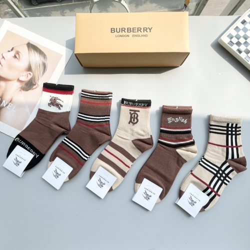 Replica Burberry Socks #1250129 $27.00 USD for Wholesale