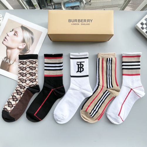 Wholesale Burberry Socks #1250131 $29.00 USD, Wholesale Quality Replica Burberry Socks