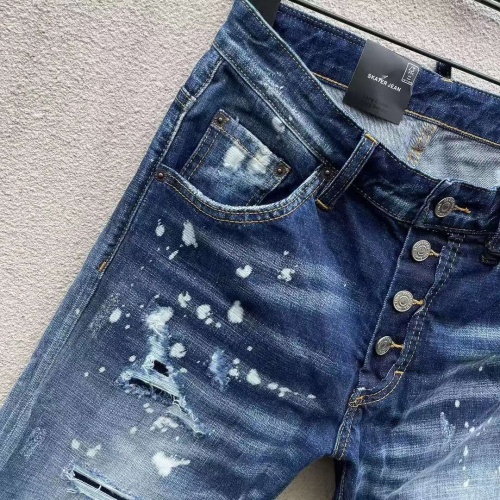 Replica Dsquared Jeans For Men #1250214 $68.00 USD for Wholesale