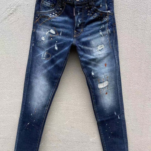 Wholesale Dsquared Jeans For Men #1250215 $68.00 USD, Wholesale Quality Replica Dsquared Jeans