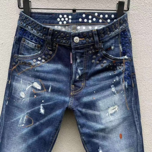 Replica Dsquared Jeans For Men #1250215 $68.00 USD for Wholesale