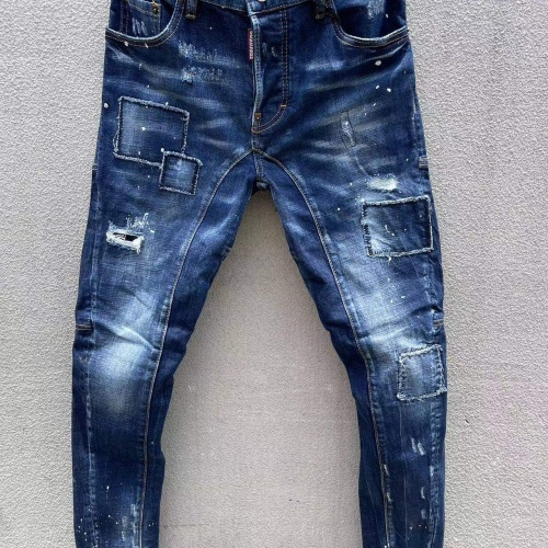 Wholesale Dsquared Jeans For Men #1250221 $68.00 USD, Wholesale Quality Replica Dsquared Jeans